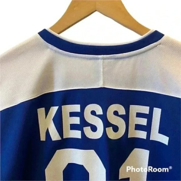NHL Toronto Maple Leafs Hockey Jersey #81 Phil Kessel Blue White Small - Picture 4 of 13